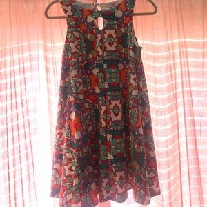 Kids Dress (Geometric + Colorful)